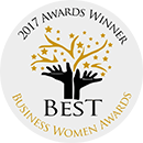 Best Business Women award winner 2017.